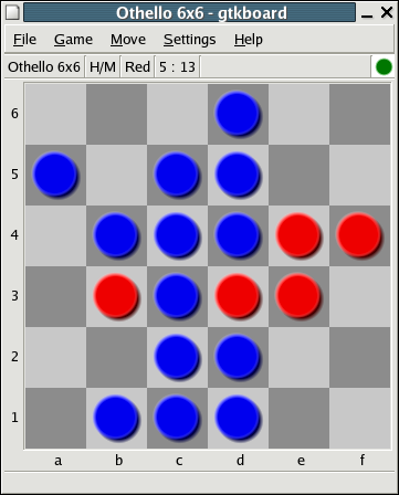 Othello 6x6 screenshot